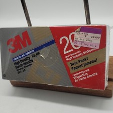 New Sealed 20x Pack 3M 3.5 3 " IBM Formatted High Density DS HD Diskettes