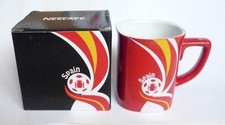 NESCAFE COFFEE  FIFA Brazil Mug SPAIN World Cup 2014 Nestle 3.25" Malaysia Box