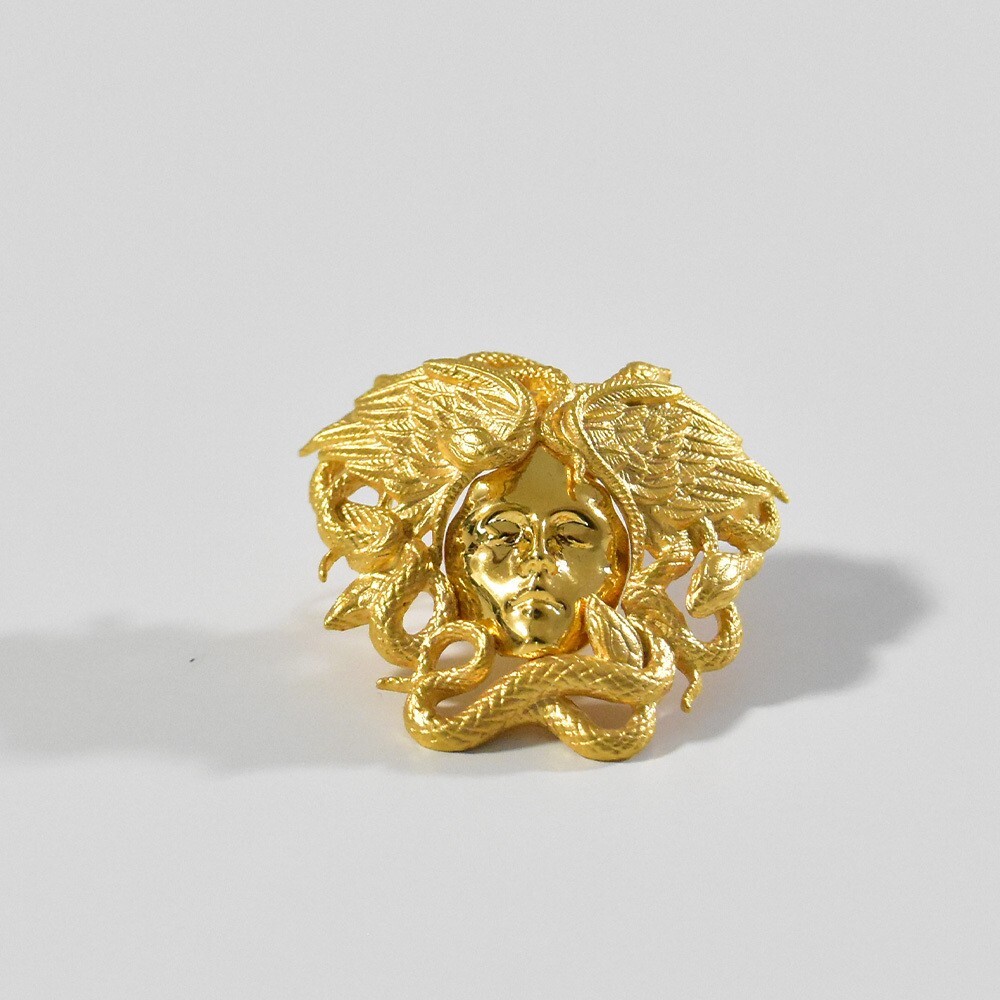 VERSACE Earrings for Both Ears Accessory Metal Medusa Motif