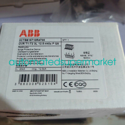1Pcs New ABB 2CTB815710R4700 Surge protective device Shipping by DHL/FedEX