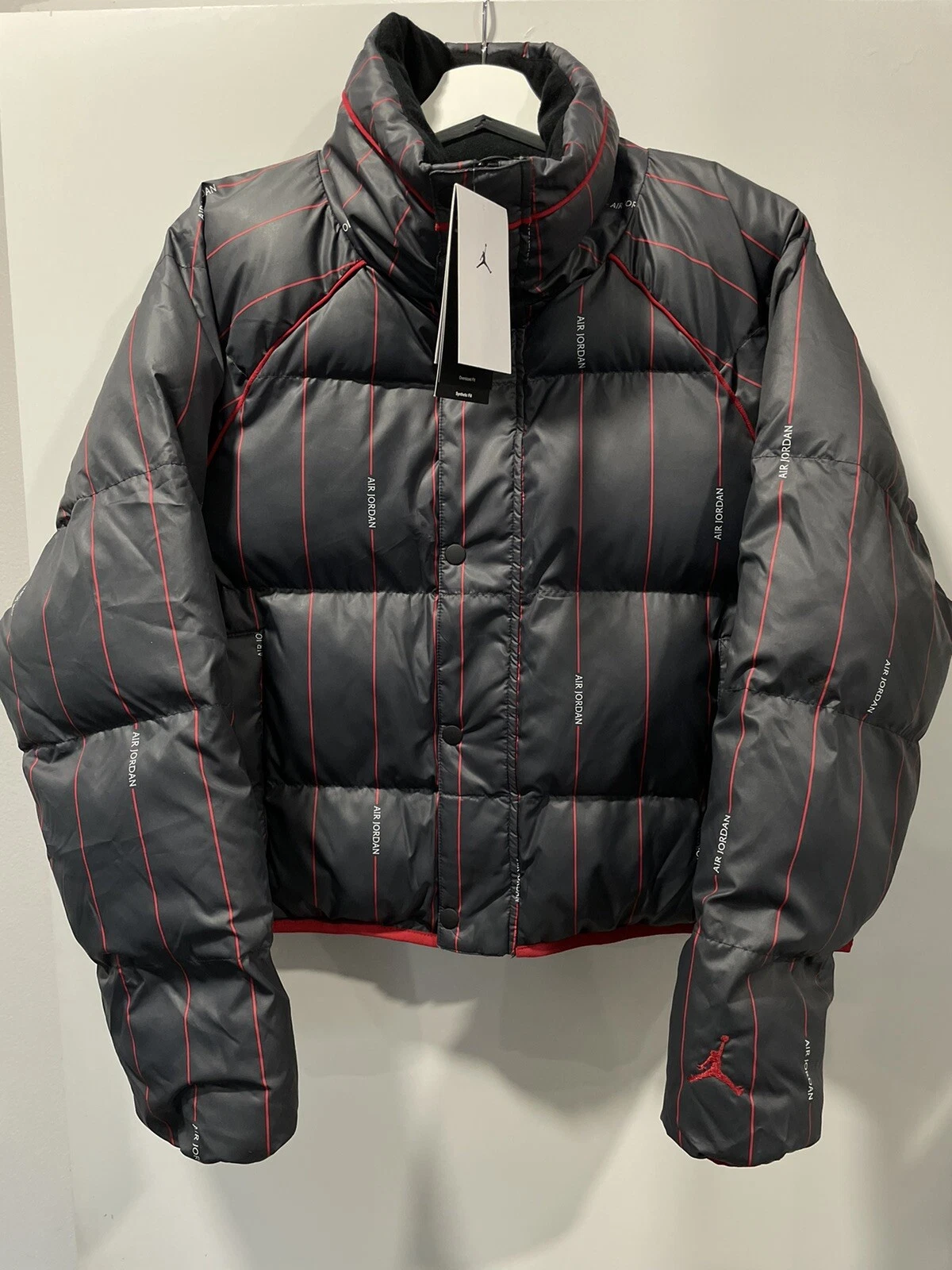 Women's Nike Air Jordan Flight Puffer Jacket DH0785-010 Sz. Small New With Tags.