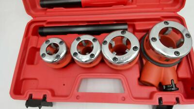 Kit Filettatore Manuale A Cricchetto Per Tubi - 6 Ganasce, Per Rame, Acciaio, PPR