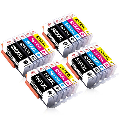 Patronen für Canon PGI-580 CLI-581 XXL Pixma TS6350 TR8550 TR7550 TS9550 TS705/a