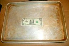 Nordic Ware Thick Aluminum Baking Pan/Cookie Sheet Jelly Roll Pan- Half Pan Size