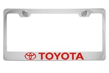 Toyota Chrome License Plate Frame