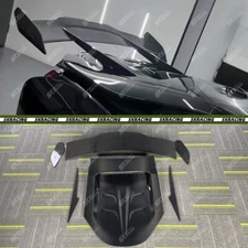 Carbon Fiber/Gloss Black Rear Trunk Lid Spoiler Wing For BMW i8 Coupe 2014-2020