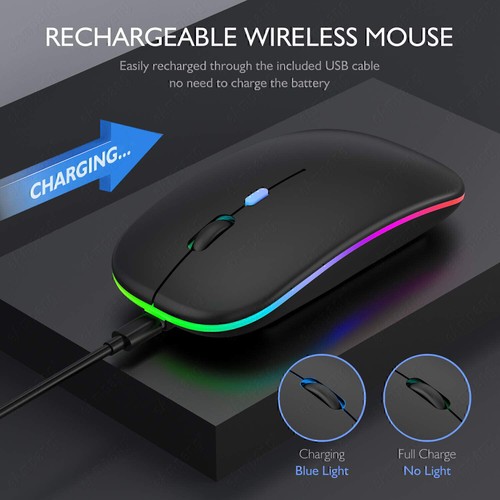 10" Backlit Touchpad Bluetooth Keyboard Mouse For iOS Android Windows Tablets PC - Picture 26 of 31