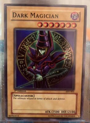 1996 dark magician yugioh card Are my different Yu-Gi-Oh cards real or fake? 2500 Defense YuGiOh Yugis Legendary Decks Single