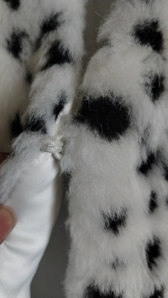 Chaleco de piel sintética Philosophy, blanco y negro, 1 cierre de gancho y ojo, talla grande... Foto 4 de 4