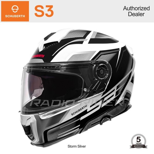 NUEVO casco facial completo para motocicleta Schuberth S3 | plata tormenta | XL | envío gratuito - Imagen 2 de 4