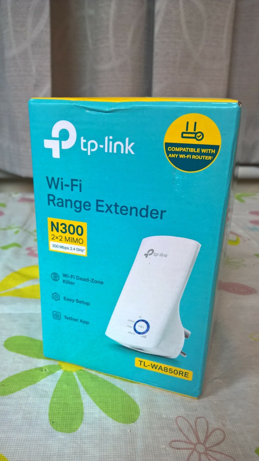 TP-LINK TL-WA850RE 300Mbps Wi-Fi Range Extender - White