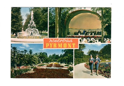 Postcard Weltbad Bad Pyrmont