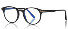 Brand New Tom Ford Eyeglass Frames FT 5695-F-B 001 Black/Blue Light Block 51mm