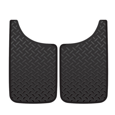 PLASTICOLOR MUD GUARD DIAMOND PLATE 11X19- 000548R01