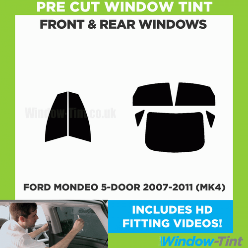 Per Ford Mondeo 5-door Hatchback 2007-15 (MK4) Full Pre Taglio Finestrino Film - Picture 2 of 10
