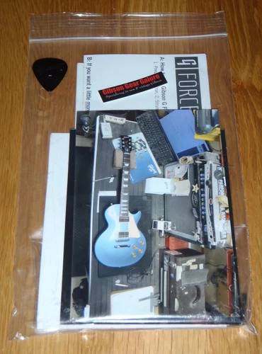 Gibson Les Paul Studio Case Candy Manual Warranty Wrench Cloth Guitar Parts HP