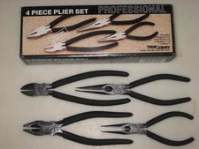 New 4-pc Professional Plier Set Truecraft 6786