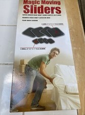 Magic Moving Sliders Move Furniture without Slides Over Carpet Tile Floors 8 Pcs