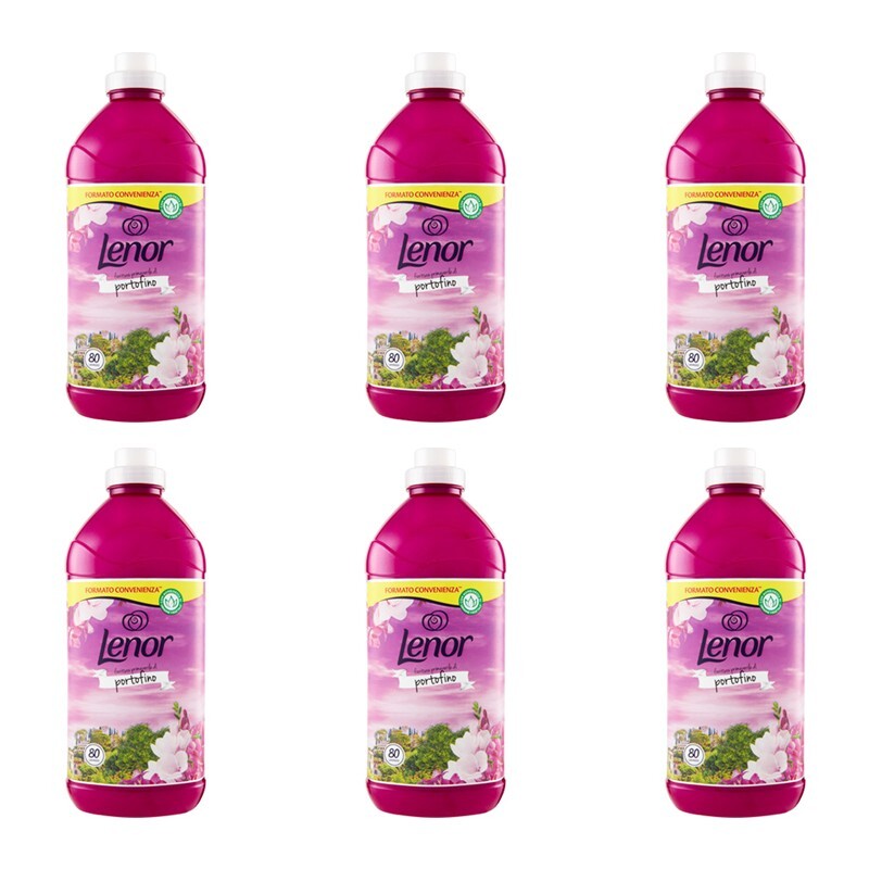 6pz LENOR Portofino ammorbidente formato convenienza 1804 ml