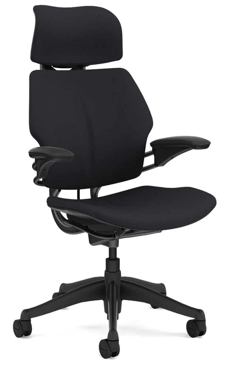 HumanScale Freedom F211 Graphite Wave Fabric Ergonomic Office Desk