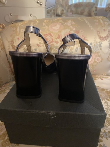 Authentic Gucci Monogram Slingback Shoes Vintage New With Box - Picture 7 of 12