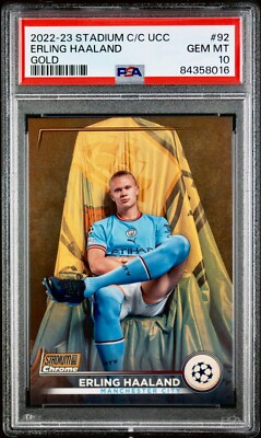 PSA9 TOPPS STADIUM CLUB HAALAND /5