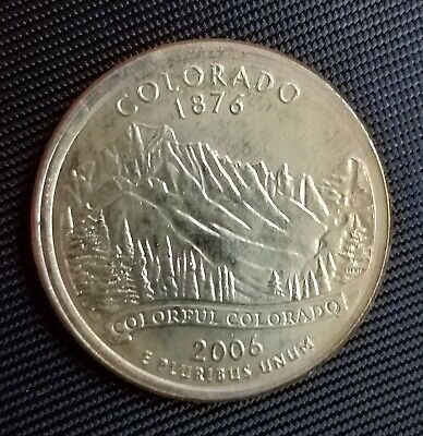 2006 D Colorado State Quarter Error - Off Center Broadstrike | eBay