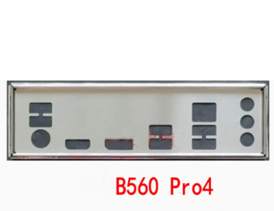 Shield I/O IO Backplate For ASRock B560 Pro4 Motherboard