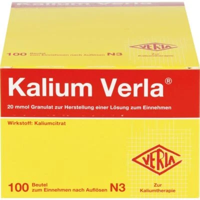VERLA-PHARM ARZNEIMITTEL GMBH & CO. KG KALIUM VERLA Granulat Btl. 100 St PZN07712896