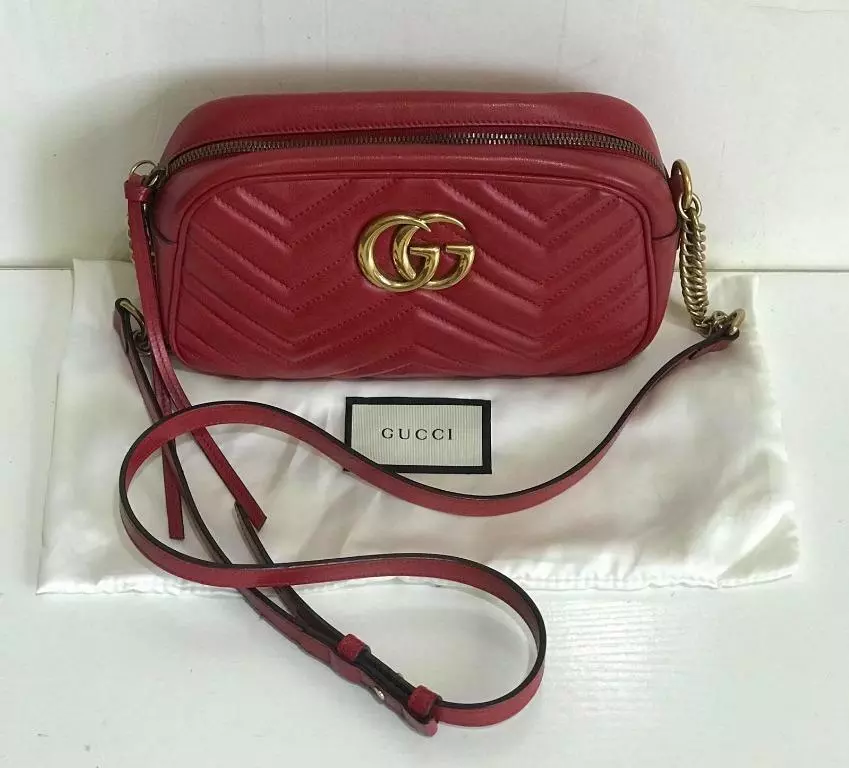 Cloth crossbody bag Gucci Brown in Cloth - 39621556