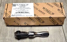 VIM Tools Dual 1/4" dr x 1/4" Hex Nano Flex Head Micro Ratchet 3.5" Long #NRF44D