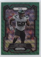 2023 Panini Prizm Green Wave Prizm Carl Lawson #231 10y3