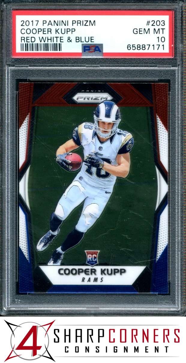 Cooper Kupp Panini Prizm #203 Red White & Blue