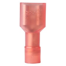 Ancor 22-18 AWG Red Nylon Fully Insulated Female Disconnects, 100 Pieces