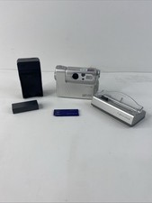 Sony Cyber Shot DSC-F77 Silver Digital Camera 4.0MP 3x Zoom Works SEE PICTURES