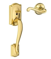 Schlage FE285 CAM 605 FLA RH Camelot Handleset with Right-Handed Flair Lever