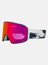 Anon M4 Cylindrical Snow Goggles, Family Tree Frame, Perceive Sunny Red Lens