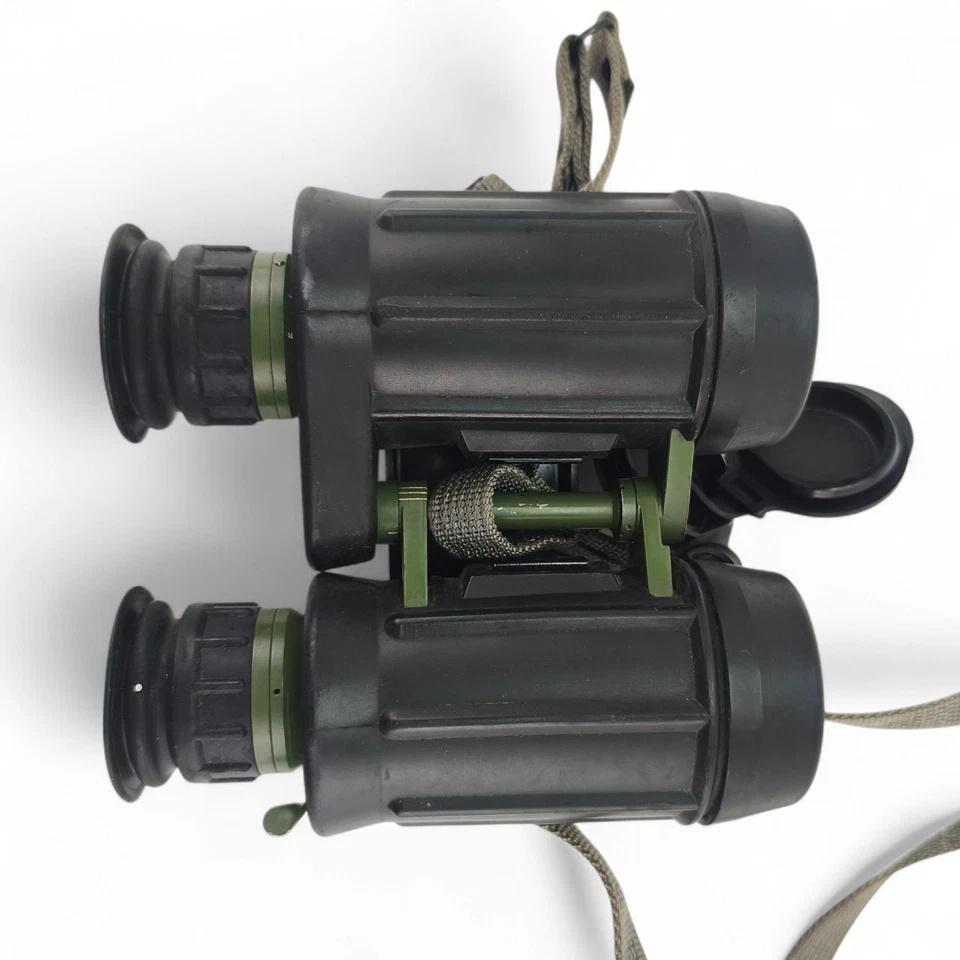 Fernglas EDF 7×40 – DDR NVA Militär – Metall/Gummi – Strichplatte – 1980er - Bild 3 von 4