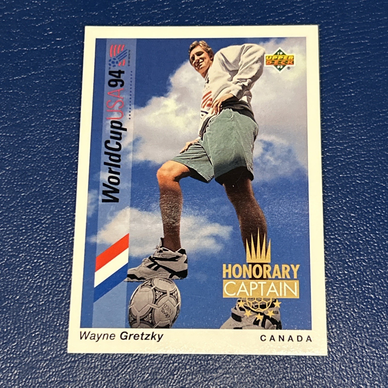 1993 Upper Deck World Cup Eng/Spa Wayne Gretzky Honorary Captains #HC4 
