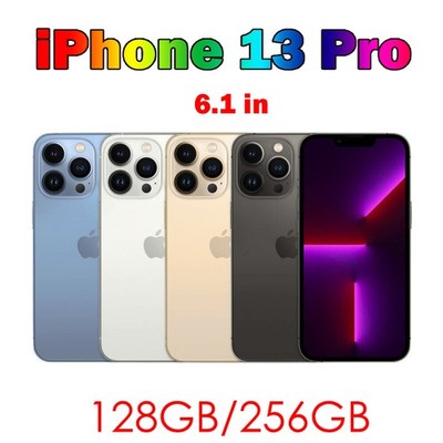 New Apple iPhone 13 Pro 256GB 128GB 5G Factory Unlocked Smartphones All Carriers