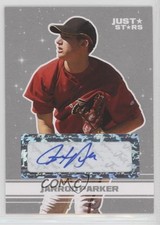2008 Just Minors Just Stars Silver Edition Auto 3/10 Jarrod Parker #67 Auto 0af