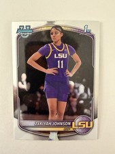 2025-26 Bowman Basketball Prospects CHROME BCP-73 ZaKiyah Johnson, LSU