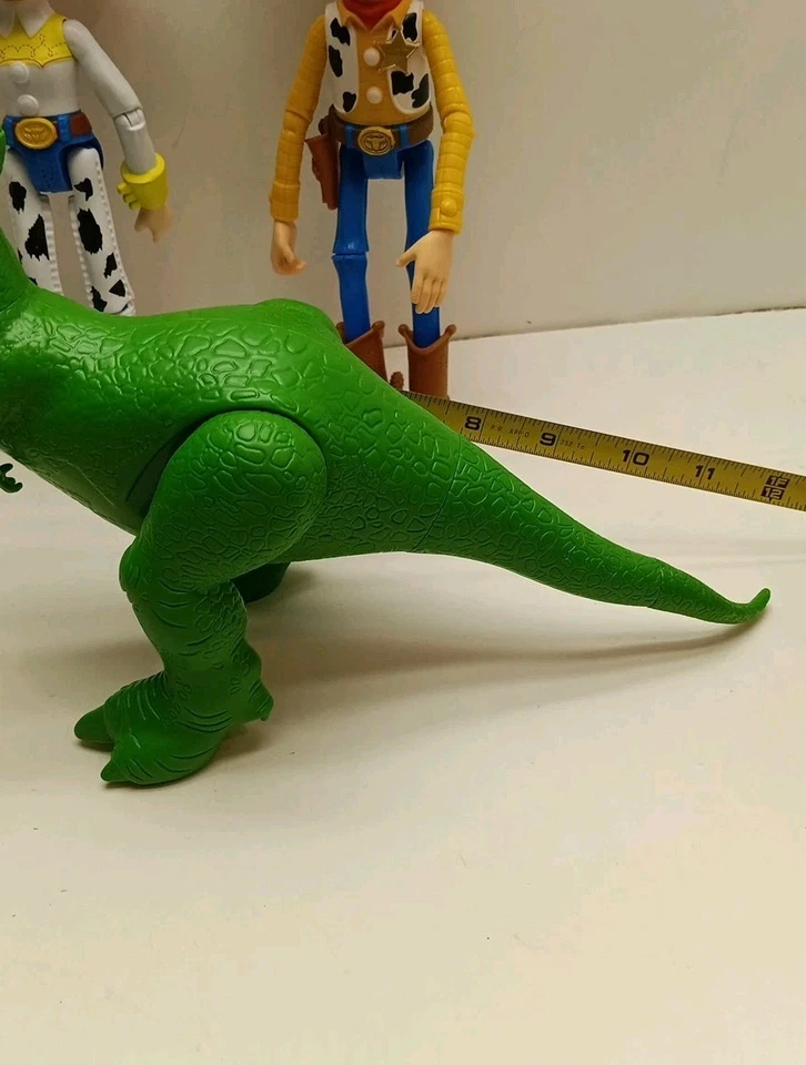 "Figuras de Toy Story aproximadamente 9"" Woody Jessie Buzz año luz Rex Slinky lote de 5" Foto 4 de 4