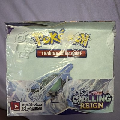 [Box is bent a bit] Chilling Reign Booster Box Sealed Pokmon Sword &  Shield | eBay
