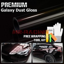 Galaxy Dust Gloss Black Cherry Metallic Sticker Decal Vinyl Wrap Sheet Film Auto