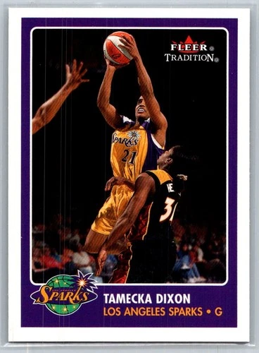 2001 Fleer Tradition WNBA Basketball #98 Tamecka Dixon - VG - Los Angeles Sparks