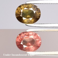 💎 1.22ct 6.8x5.5mm Oval Natural Color Change Garnet - Unheated, Madagascar Gem
