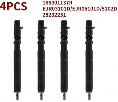 4pcs iesel Fuel Injector 28232251 166001137R For Renault Nissan Suzuki 1.5 dCi