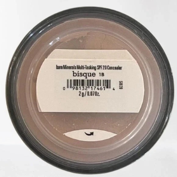 BareMinerals Multi Tasking Concealer SPF20 Bisque 1B Face Makeup Loose Powder 2g - Image 2 of 3