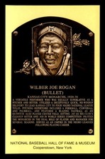 1964-Date Hall of Fame Plaque #263 Bullet Rogan NM+ J3719278